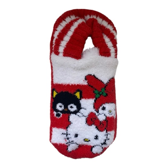 Hello Kitty & Friends Christmas Slipper Socks Red - Picture 2 of 3